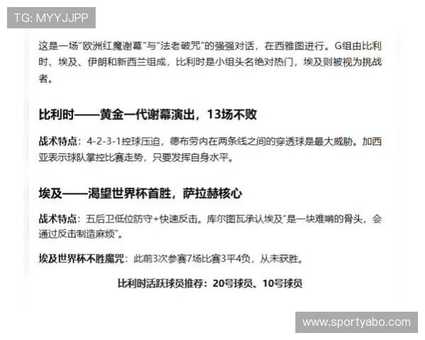 世界杯比利时对埃及比赛直播安排及观看平台推荐,确保不错过精彩瞬间 世界杯比利时对埃及比赛直播安排及观看平台推荐,确保不错过精彩瞬间